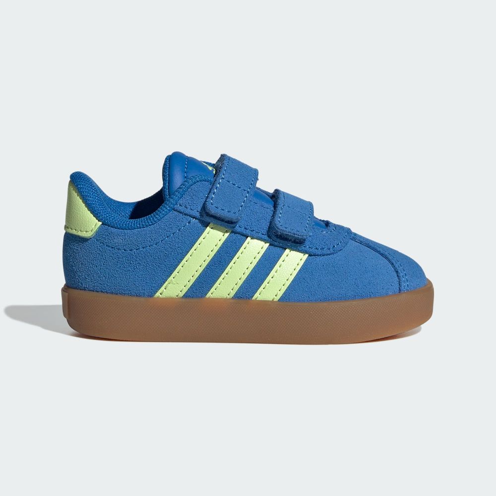 Adidas Sportswear Chaussure Vl Court 3.0 - Bright Royal / Pulse Lime / Gum