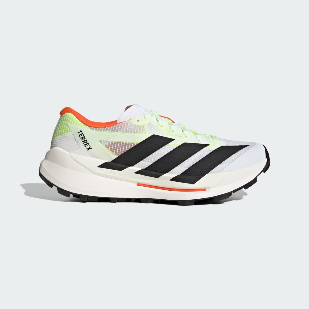 Adidas Originals Chaussure De Trail Running Terrex Agravic Tt - Cloud White / Core Black / Impact Orange