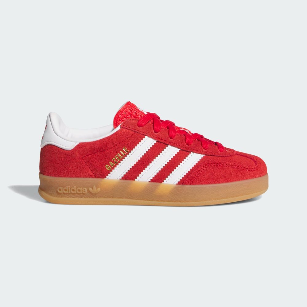 Adidas Originals Chaussure Gazelle Indoor - Better Scarlet / Cloud White / Gum