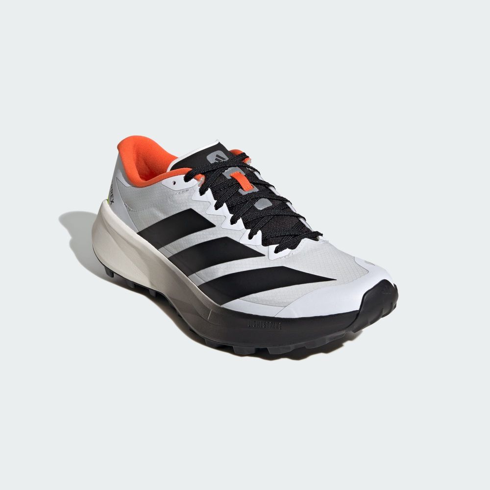 Adidas Originals Chaussure De Trail Running Terrex Agravic 4 - Cloud White / Core Black / Semi Impact Orange