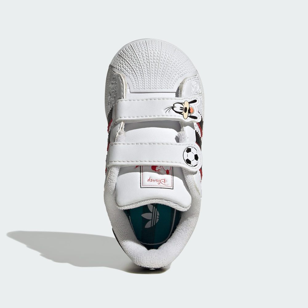 Adidas Originals Chaussure Adidas Disney Superstar II Comfort Closure - Cloud White / Core Black / Red