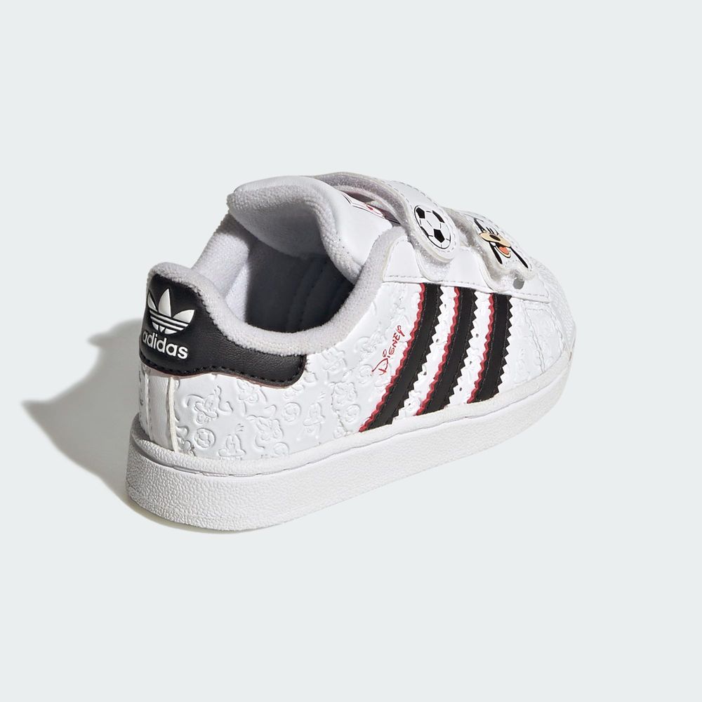 Adidas Originals Chaussure Adidas Disney Superstar II Comfort Closure - Cloud White / Core Black / Red