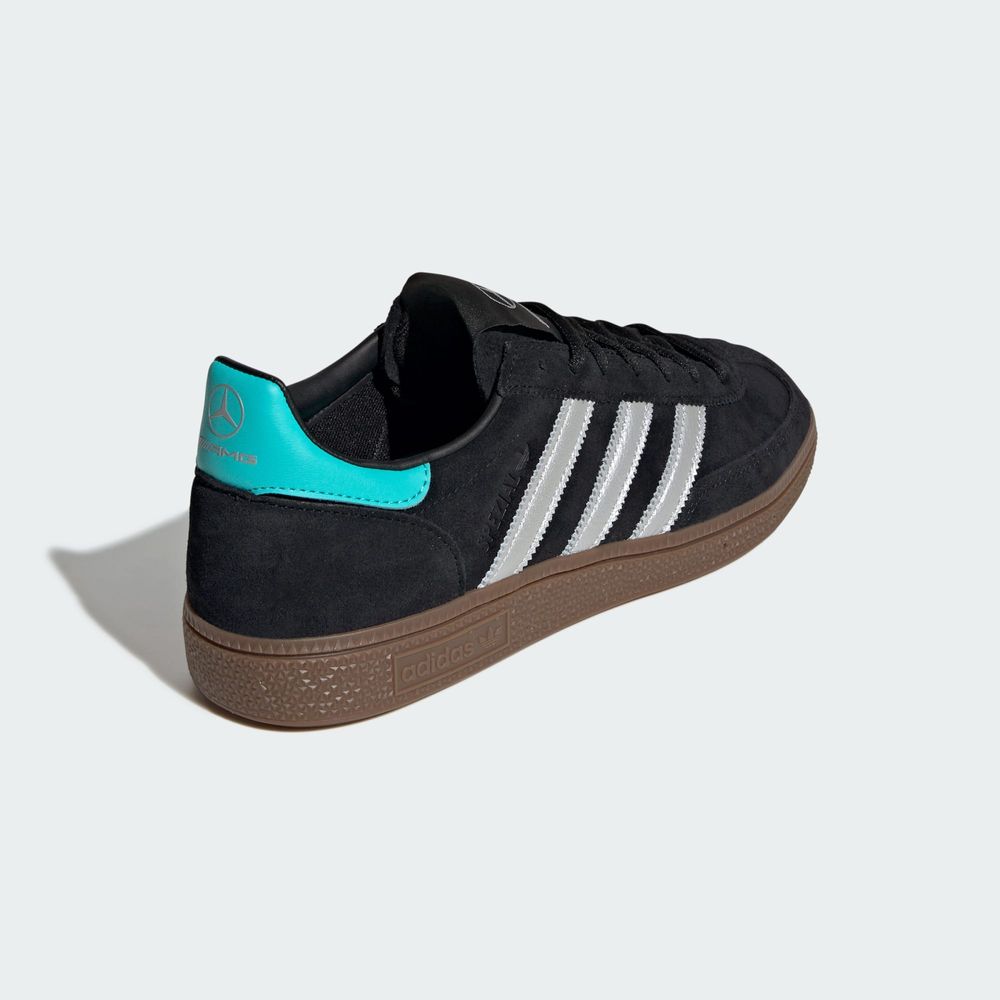 Adidas Originals Chaussure Handball Spezial Mercedes - Core Black / Silver Metallic / Gum