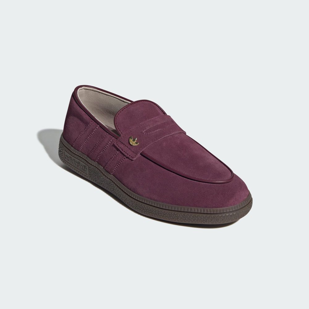 Adidas Originals Chaussure De Handball Spezial Loafer - Maroon / Maroon / Gum