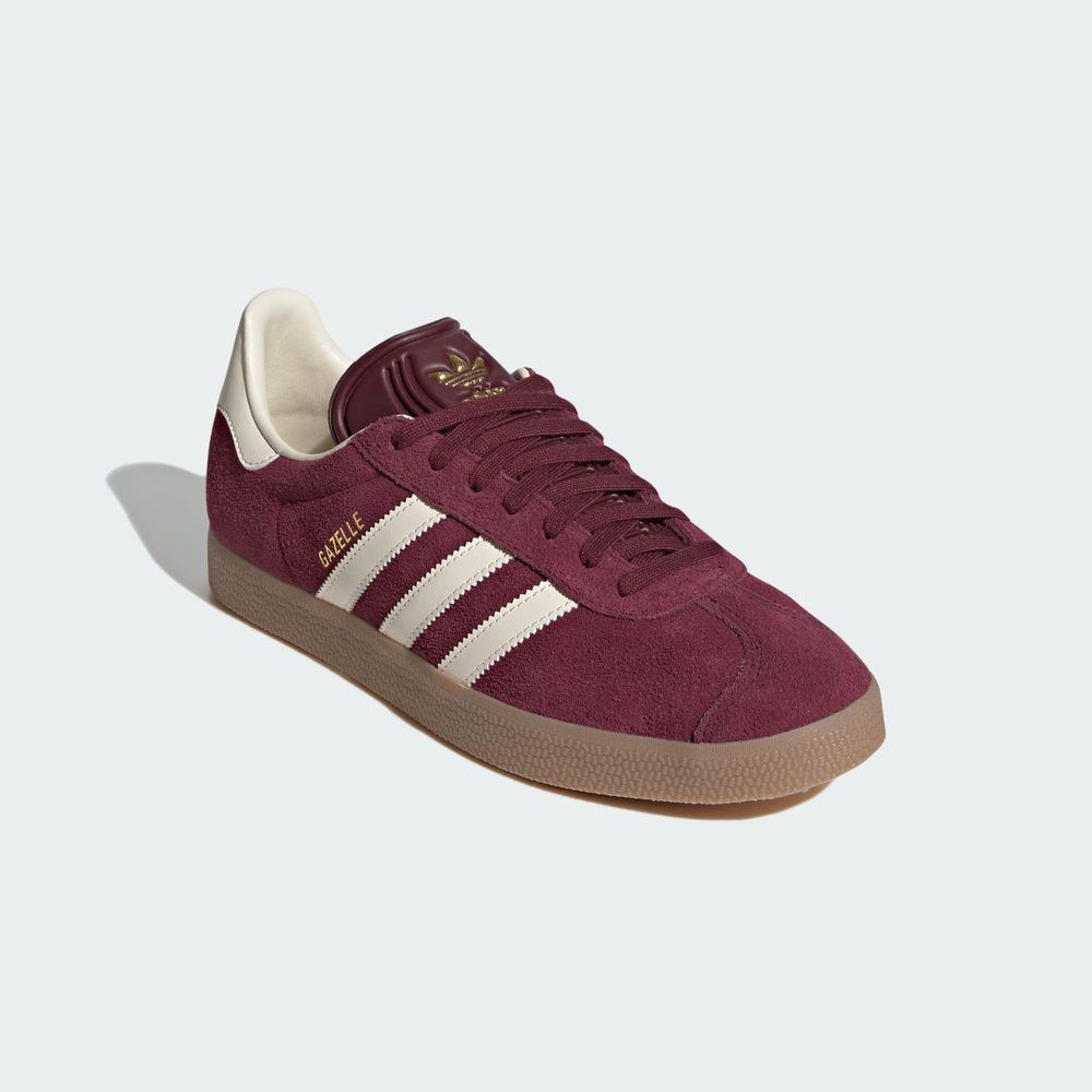 Adidas Originals Chaussure Gazelle - Maroon / Cream White / Gum
