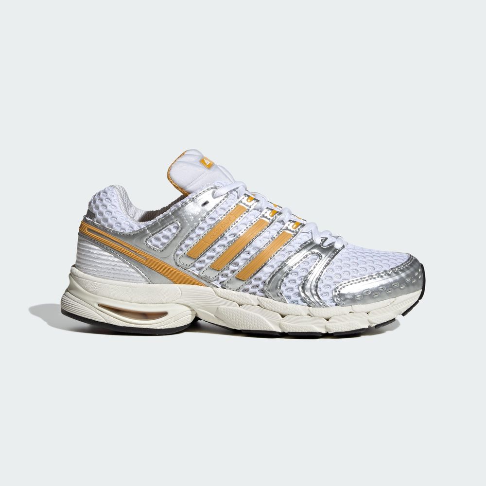 Adidas Originals Chaussure Adistar Control 5 - Cloud White / Preloved Yellow / Silver Metallic