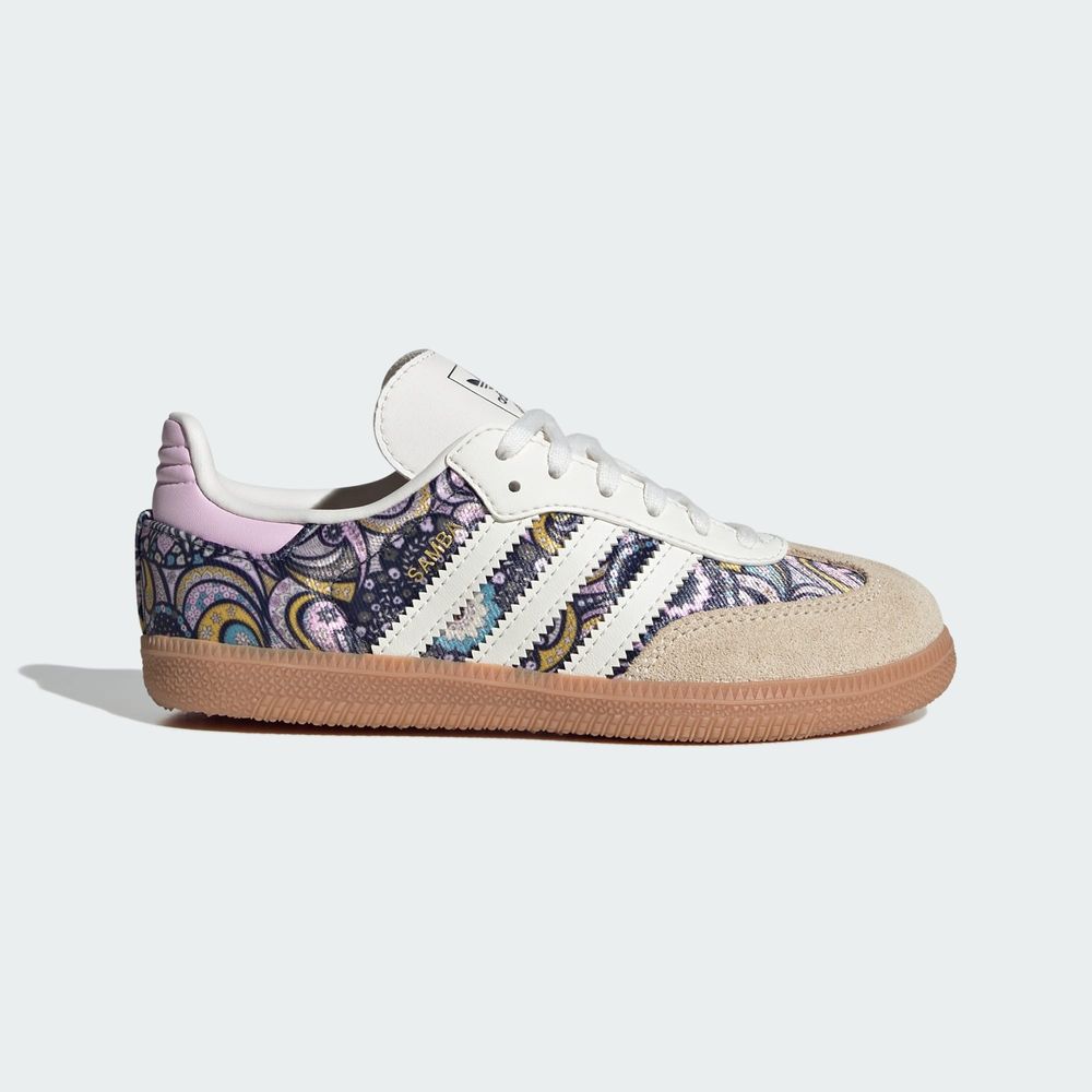 Adidas Originals Chaussure Adidas Liberty Samba OG Lace - Core White / Orchid Fusion / Gum