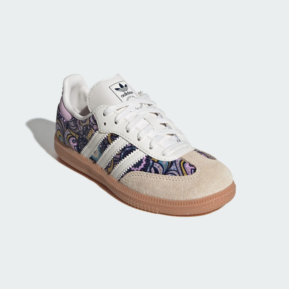 Adidas Originals Chaussure Adidas Liberty Samba OG Lace - Core White / Orchid Fusion / Gum