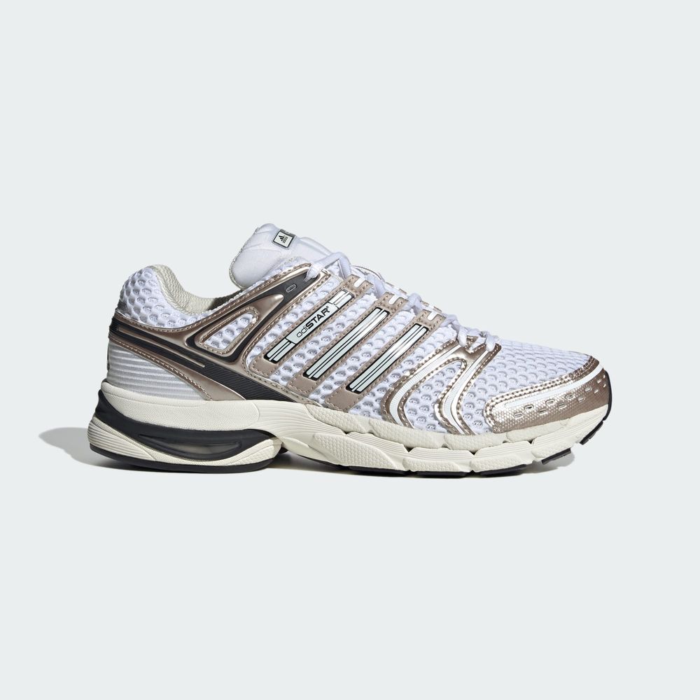 Adidas Originals Chaussure Adistar Control 5 - Cloud White / Orbit Grey / Champagne Met.