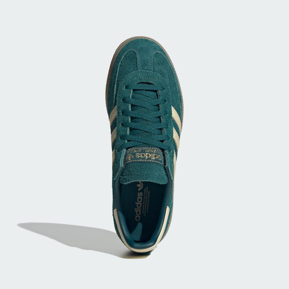 Adidas Originals Chaussure Handball Spezial - Rich Green / Warm Vanilla / Gold Metallic