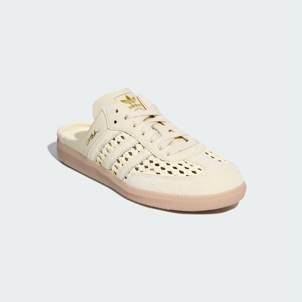 Adidas Originals Mule Samba OG - Cream White / Cream White / Gold Metallic