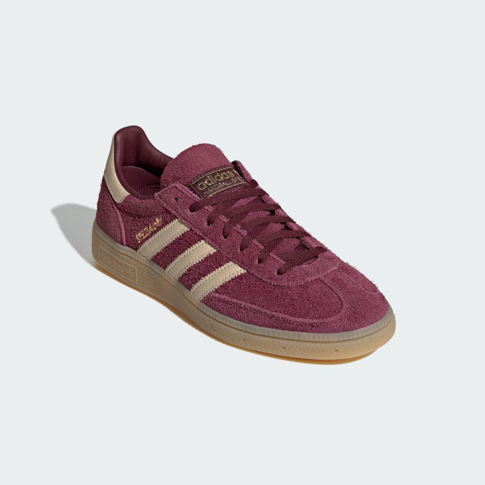Adidas Originals Chaussure Handball Spezial - Maroon / Warm Vanilla / Gold Metallic