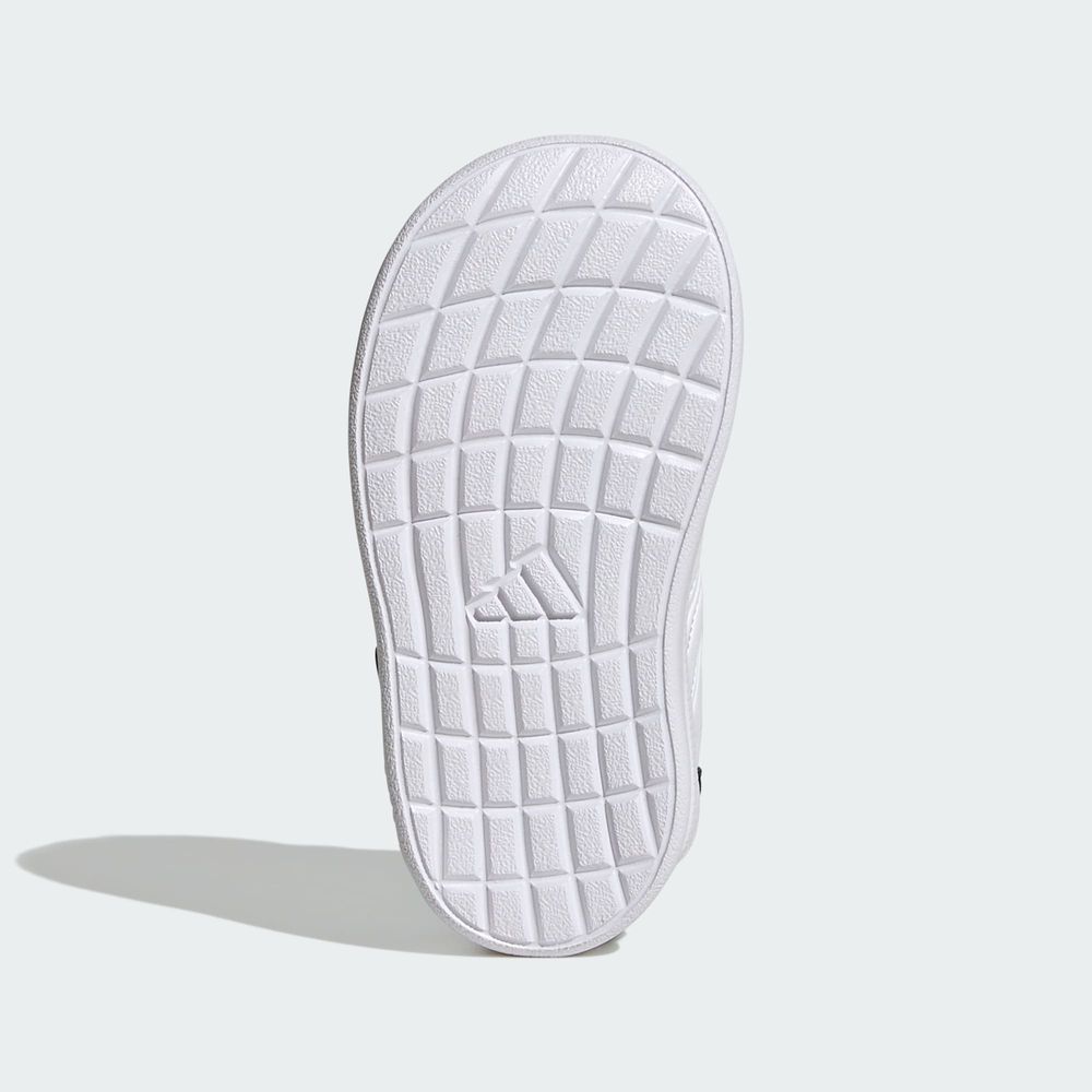 Adidas Sportswear Chaussure Lightorama Court Bébés - Cloud White / Night Indigo / Screaming Green