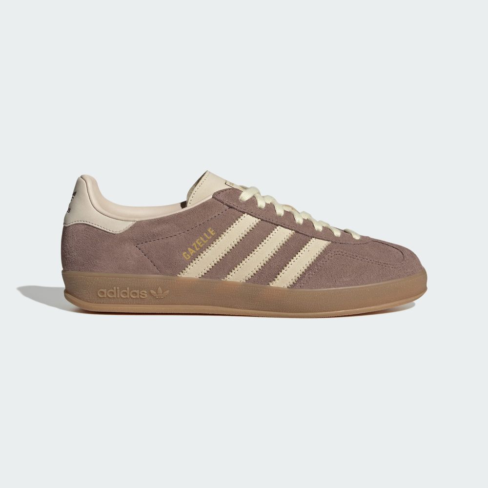 Adidas Originals Chaussure Gazelle Indoor - Trace Brown / Warm Vanilla / Gum