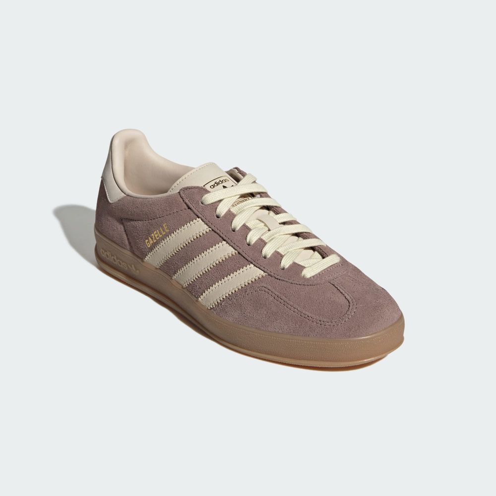 Adidas Originals Chaussure Gazelle Indoor - Trace Brown / Warm Vanilla / Gum
