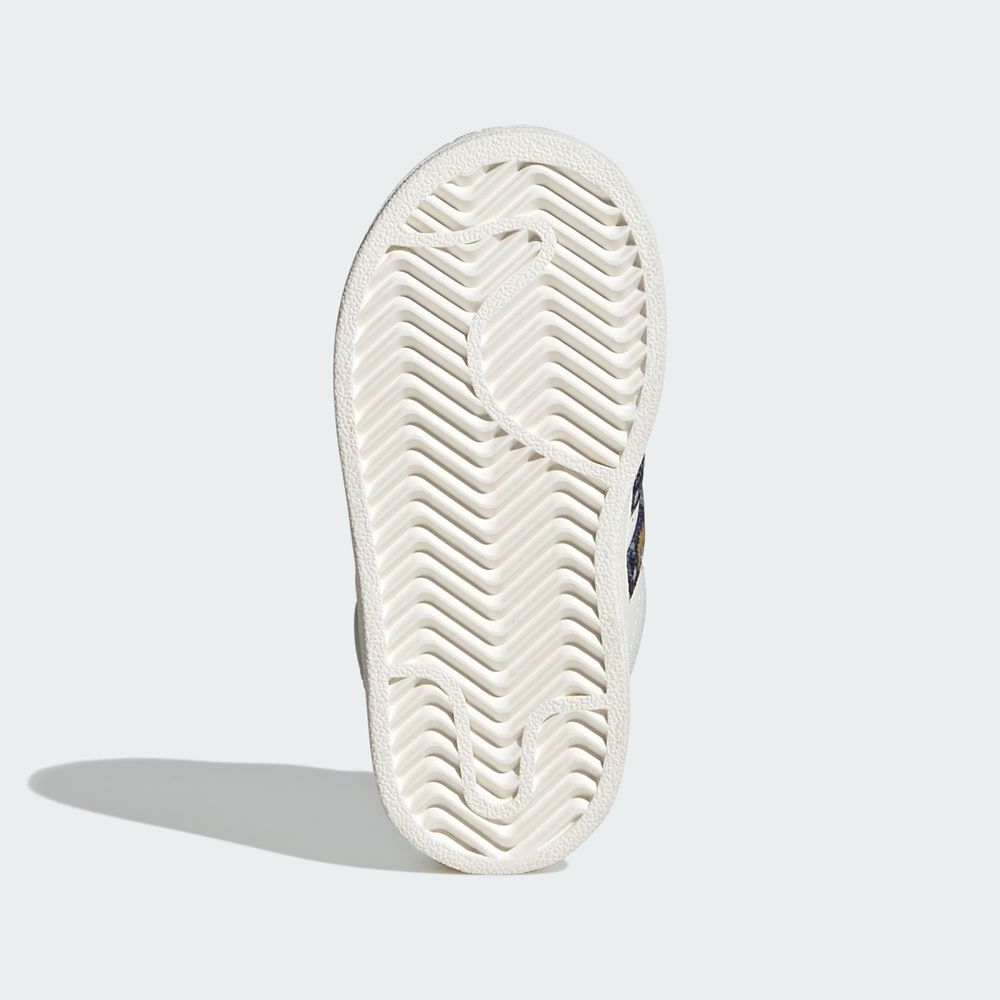 Adidas Originals Chaussure Fermeture Confortable Superstar II Adidas Liberty London - Core White / Orchid Fusion / Gum