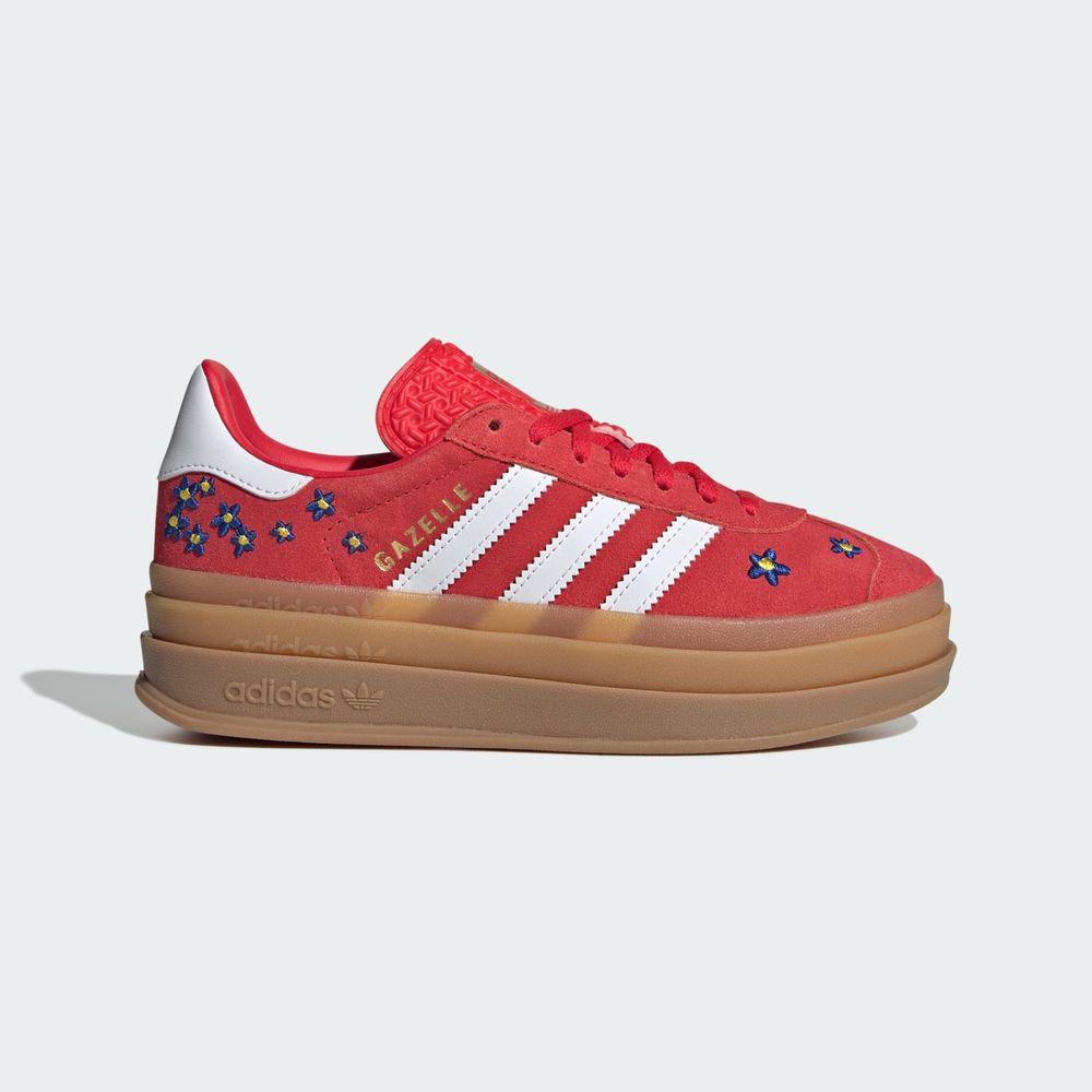 Adidas Originals Chaussure Gazelle Bold - Pure Ruby / Cloud White / Gum
