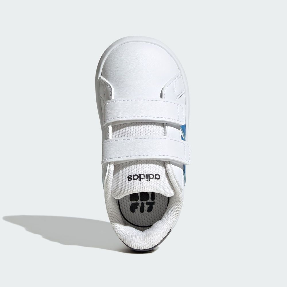 Adidas Sportswear Chaussure Grand Court 3.0 Bébés - Cloud White / Lucid Ray Blue / Aurora Onix