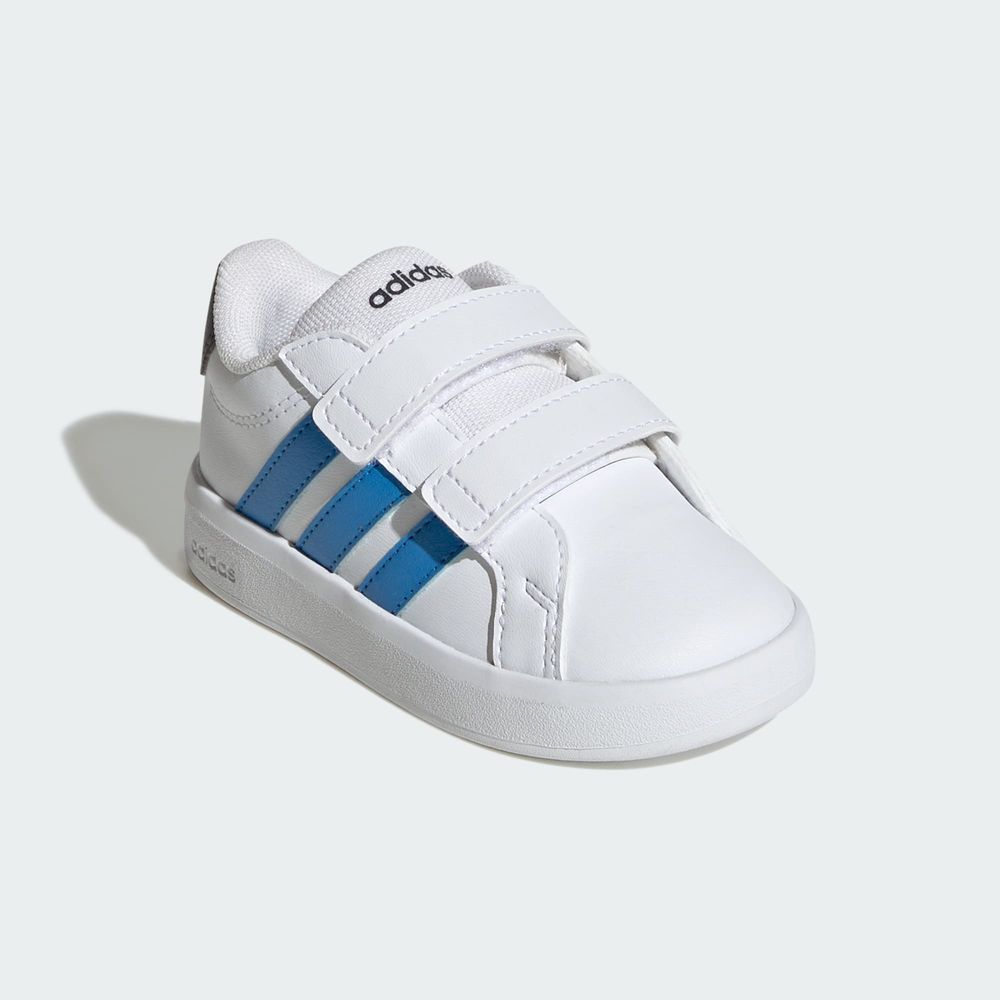 Adidas Sportswear Chaussure Grand Court 3.0 Bébés - Cloud White / Lucid Ray Blue / Aurora Onix