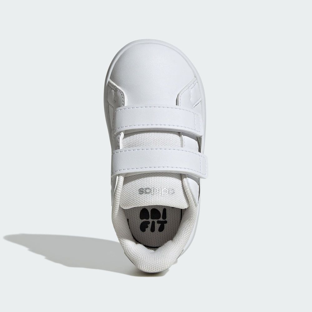 Adidas Sportswear Chaussure Grand Court 3.0 Bébés - Cloud White / Silver Metallic / Silver Metallic