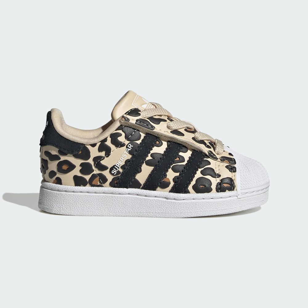Adidas Originals Chaussure Lacets Élastiques Fermeture Confortable Superstar II - Sand Strata / Core Black / Cloud White