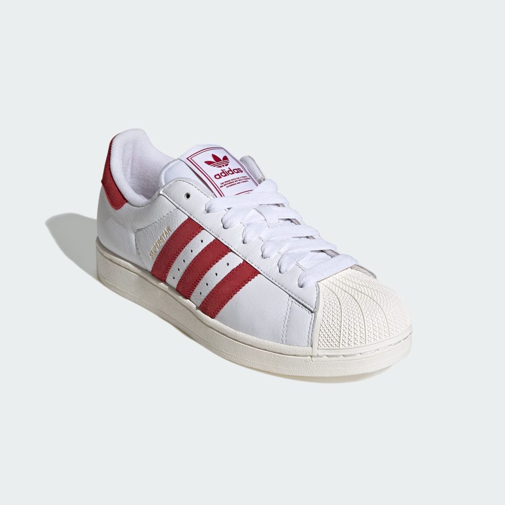 Adidas Originals Chaussure Superstar II - Cloud White / Team Victory Red / Core White