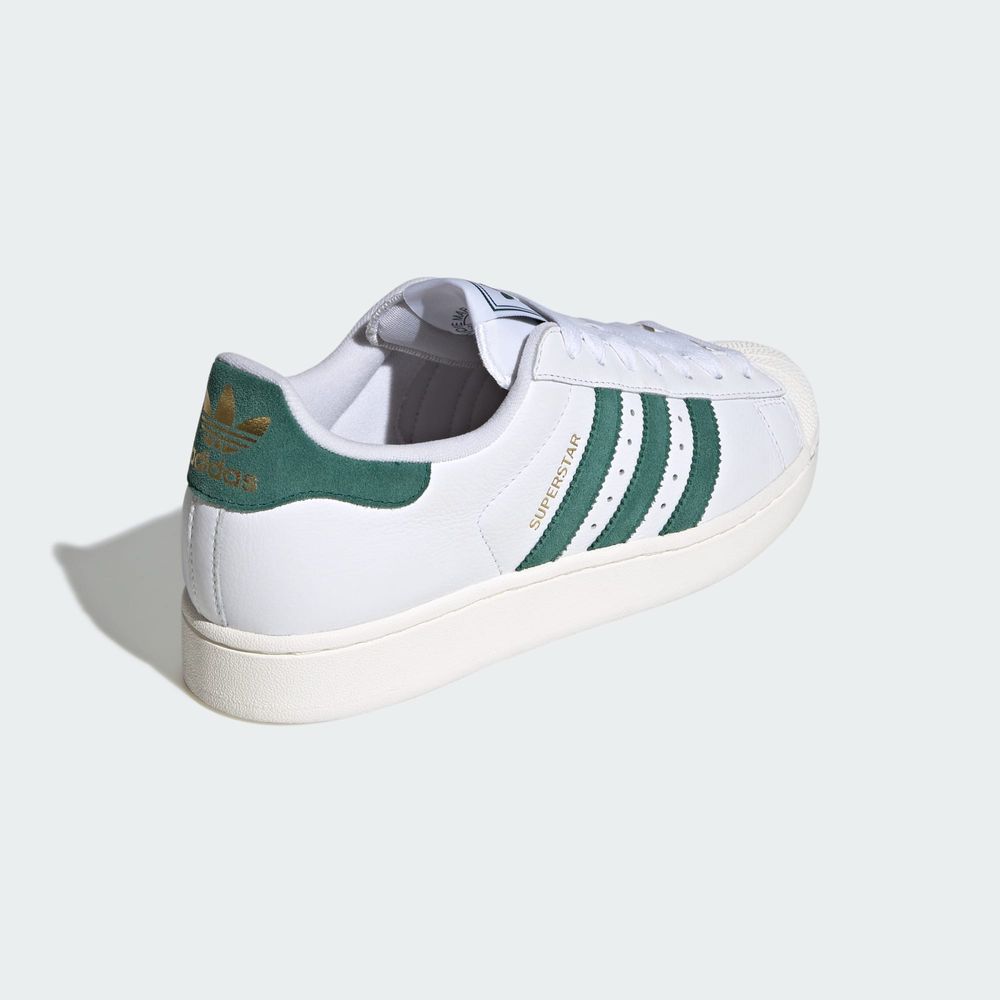 Adidas Originals Chaussure Superstar II - Cloud White / Collegiate Green / Core White