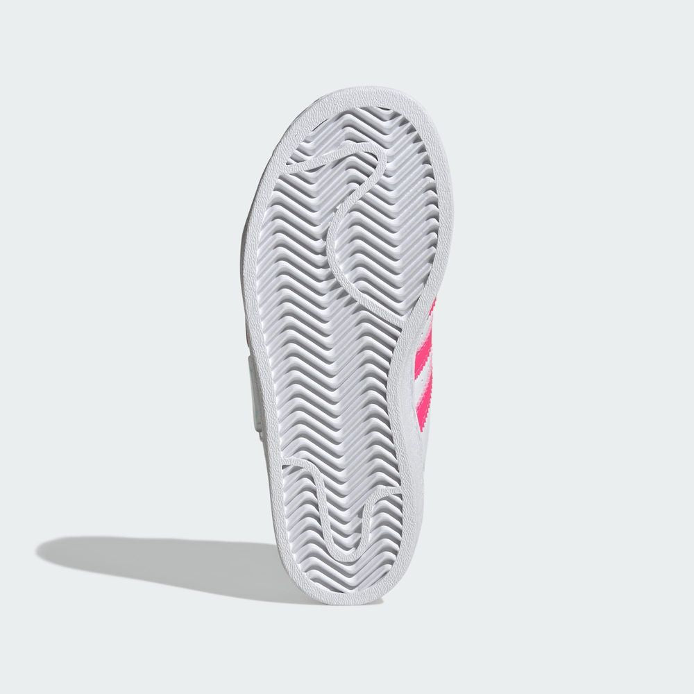 Adidas Originals Chaussure Fermeture Confortable Lumière Led Adidas Care Bears Superstar - Cloud White / Lucid Pink / Bliss Pink