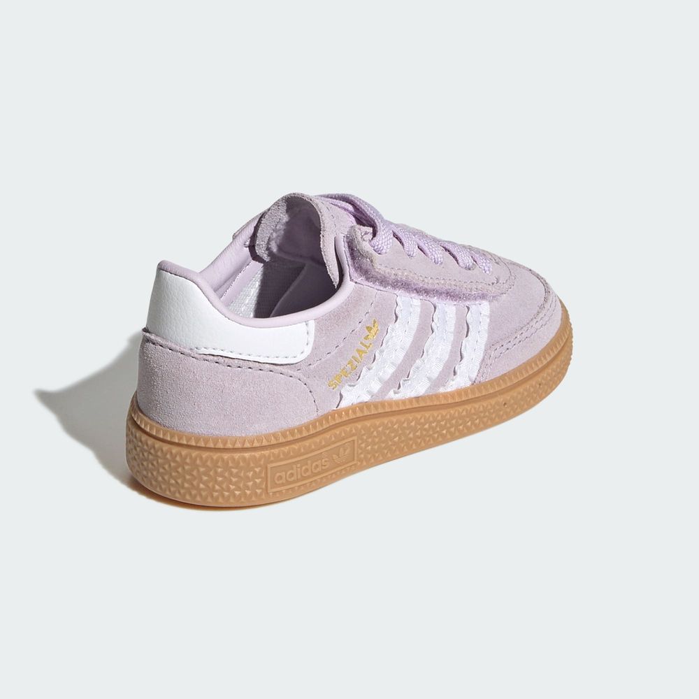 Adidas Originals Chaussure Lacets Élastiques Fermeture Confortable Handball Spezial - Ice Lavender / Cloud White / Gum