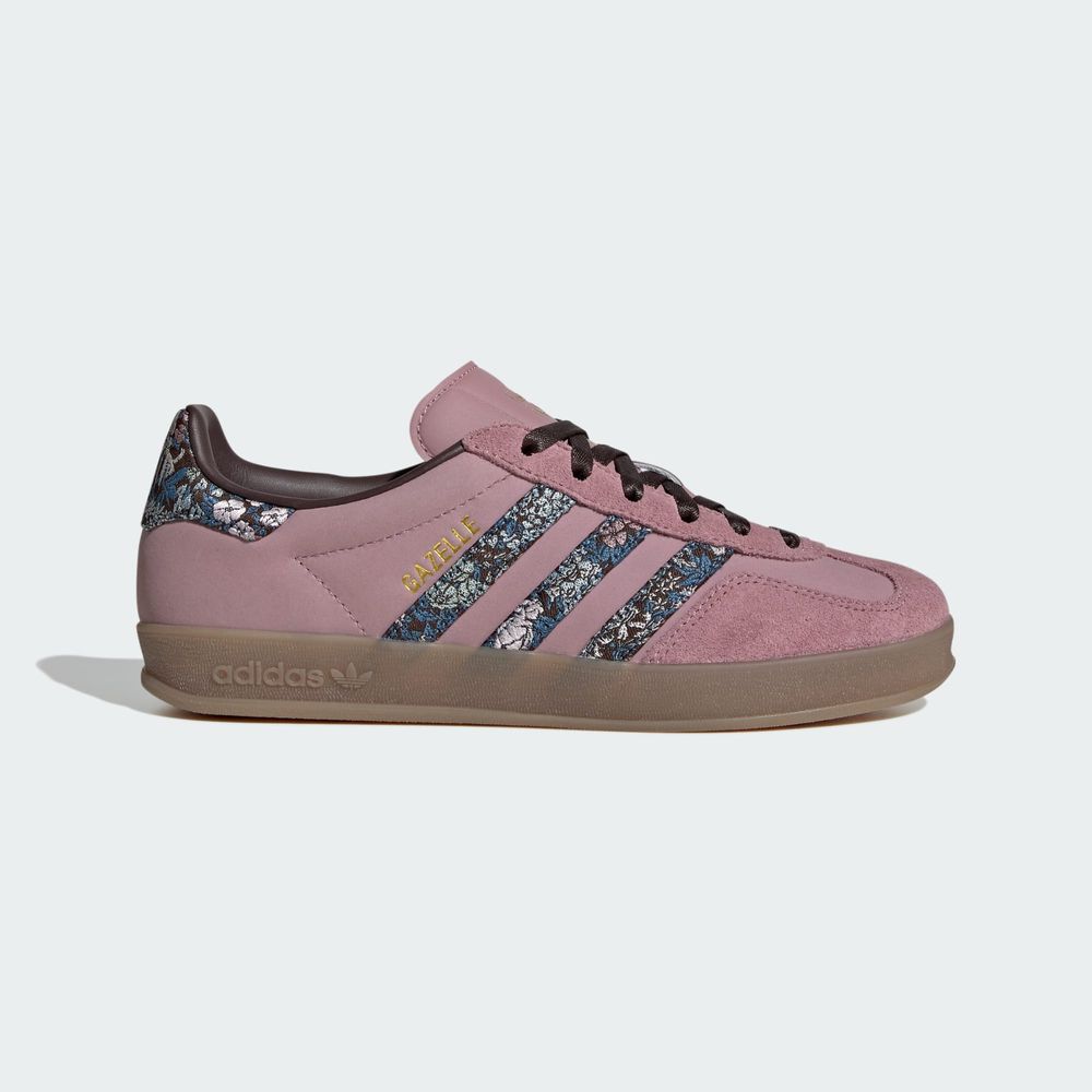 Adidas Originals Chaussure Gazelle Indoor X Liberty London - Magic Mauve / Aurora Coffee / Gum