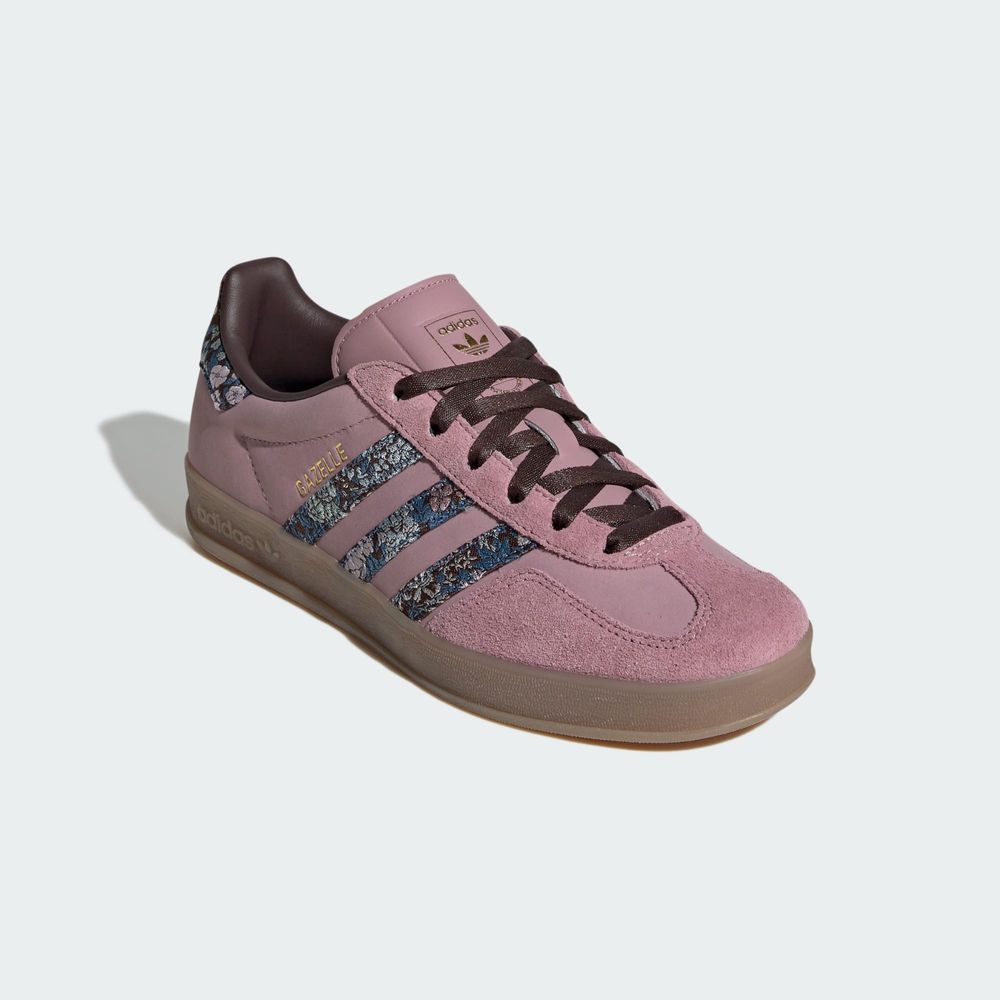 Adidas Originals Chaussure Gazelle Indoor X Liberty London - Magic Mauve / Aurora Coffee / Gum