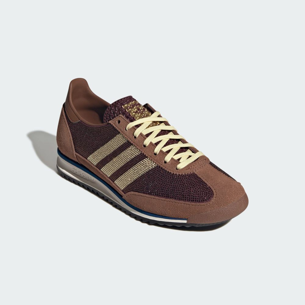 Adidas Originals Sl 72 OG Rhinestones - Marron/jaune