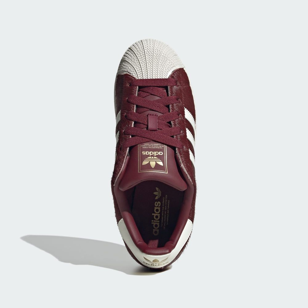 Adidas Originals Superstar II Pony Hair - Rouge/blanc
