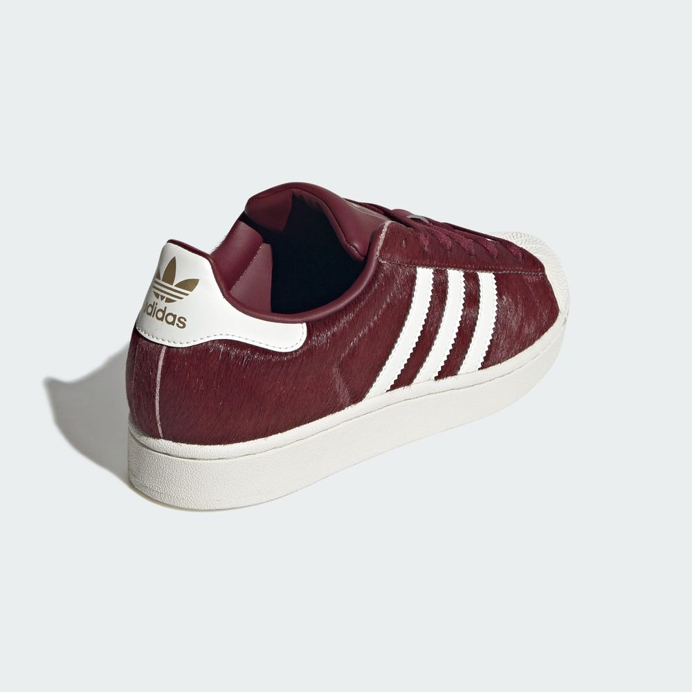 Adidas Originals Superstar II Pony Hair - Rouge/blanc