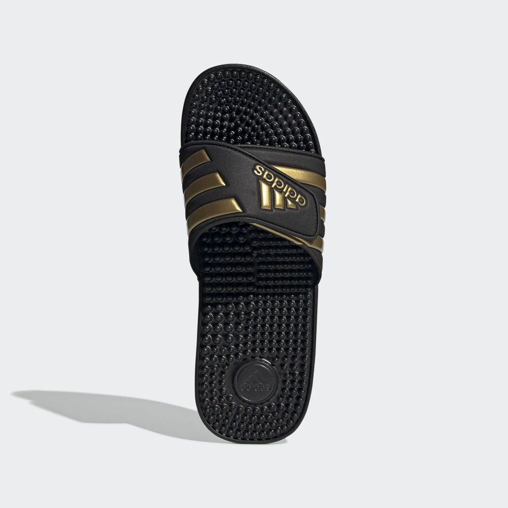 Adidas Sportswear Claquette Adissage - Core Black / Gold Metallic / Core Black
