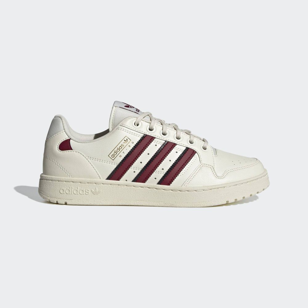 Adidas Originals Chaussure Ny 90 - Off White / Collegiate Burgundy / Core Black